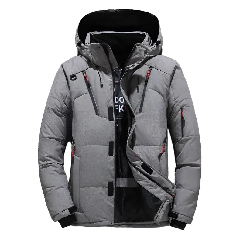 Premium Duck Down Insulated Hooded Coat - Pylnam