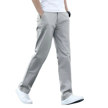 Premium Stretch Cotton Trousers for Business and Casual Wear - Pylnam