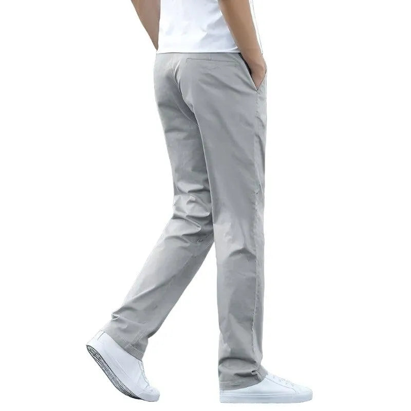 Premium Stretch Cotton Trousers for Business and Casual Wear - Pylnam