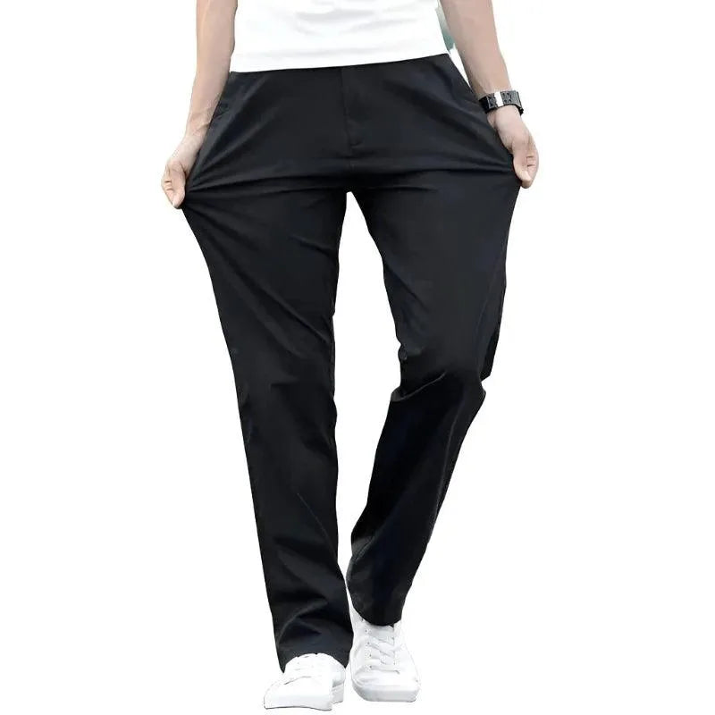 Premium Stretch Cotton Trousers for Business and Casual Wear - Pylnam