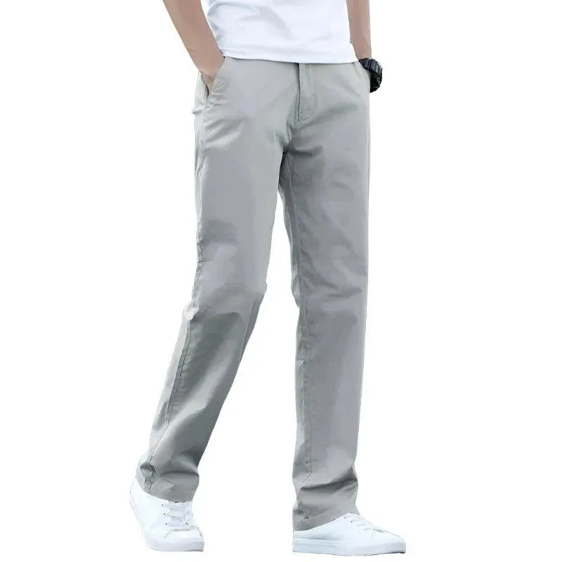 Premium Stretch Cotton Trousers for Business and Casual Wear - Pylnam