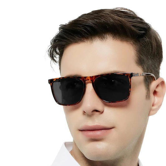 Sleek UV400 Polarized Sunglasses for Men - Ultimate Eye Protection