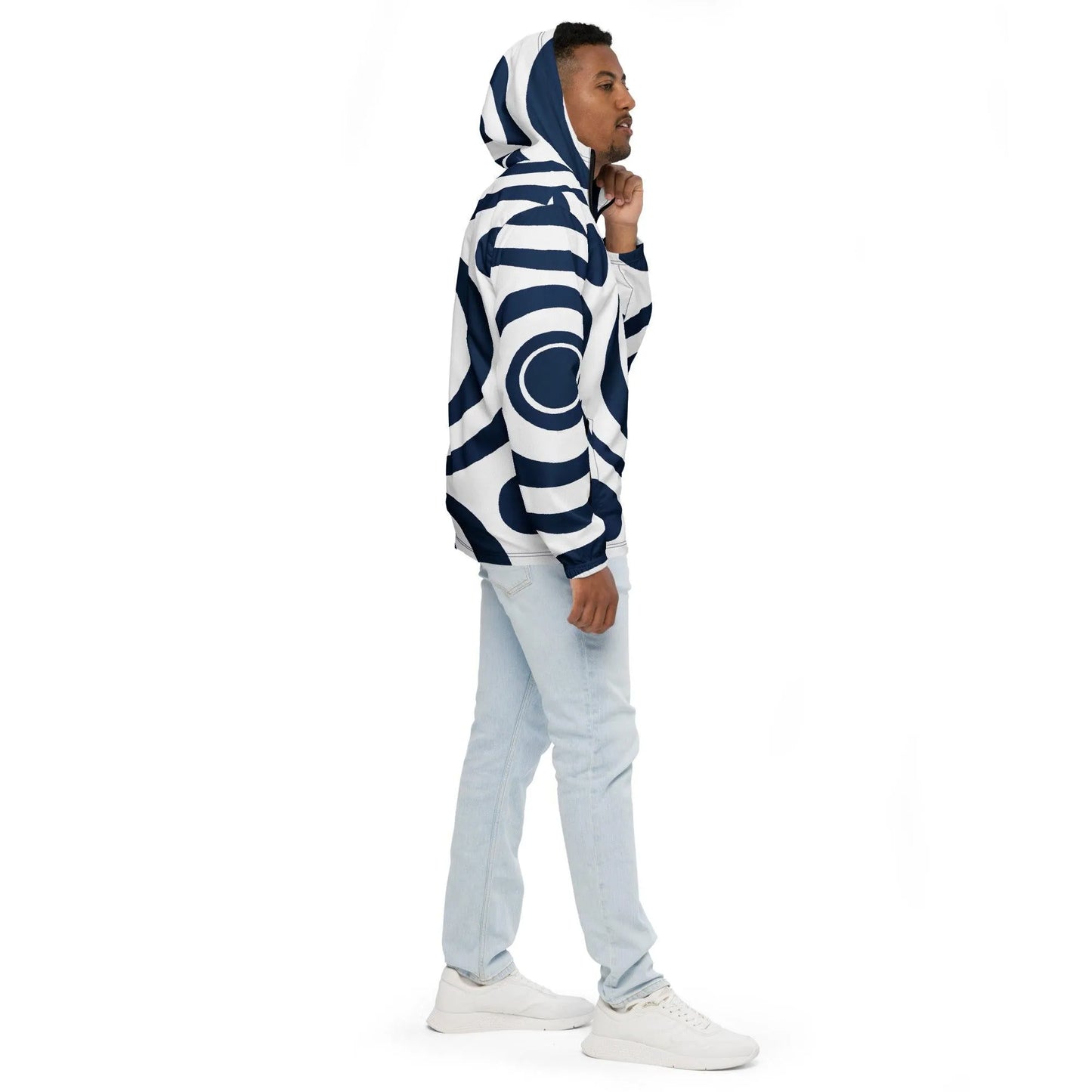 Regal Navy Zephyr Hooded Windbreaker - Pylnam