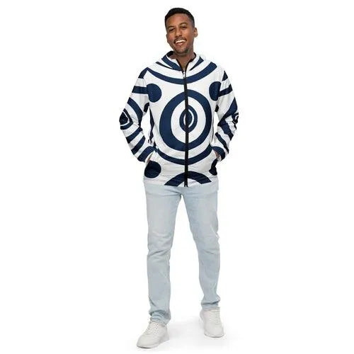 Regal Navy Zephyr Hooded Windbreaker - Pylnam