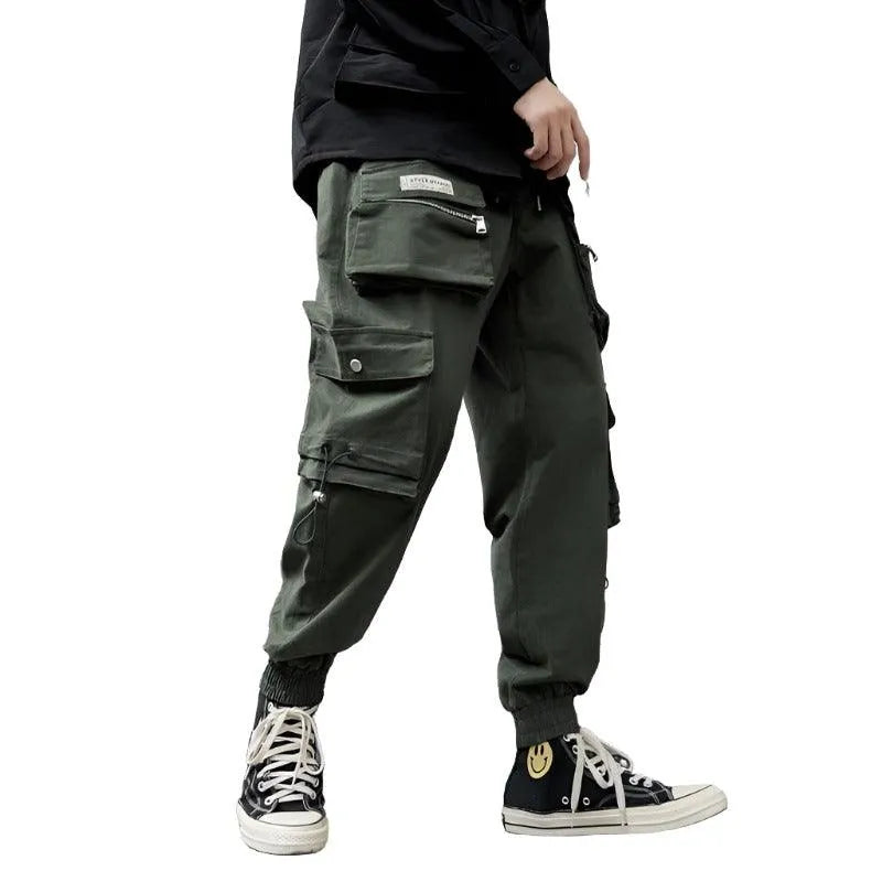 Relaxed Tapered Cotton Trousers - Pylnam