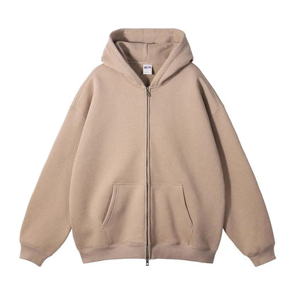 Retro Street Fleece Hoodie - Pylnam