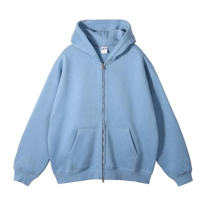 Retro Street Fleece Hoodie - Pylnam