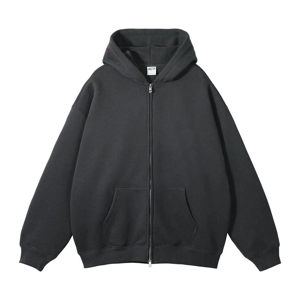 Retro Street Fleece Hoodie - Pylnam