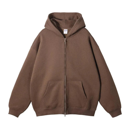 Retro Street Fleece Hoodie - Pylnam