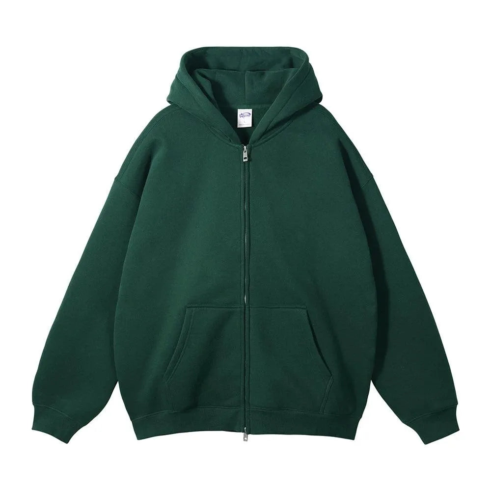 Retro Street Fleece Hoodie - Pylnam