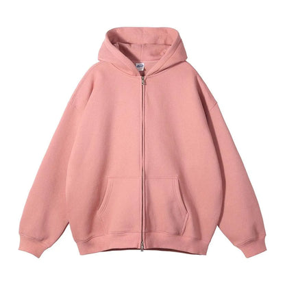 Retro Street Fleece Hoodie - Pylnam