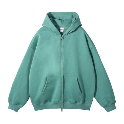 Retro Street Fleece Hoodie - Pylnam