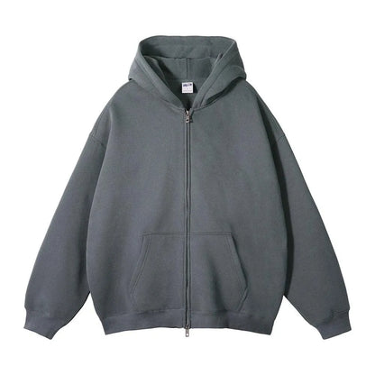 Retro Street Fleece Hoodie - Pylnam