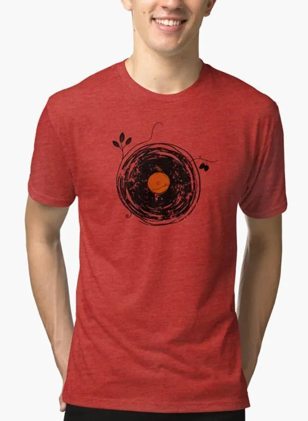 Retro Vinyl Melody T-Shirt - Pylnam