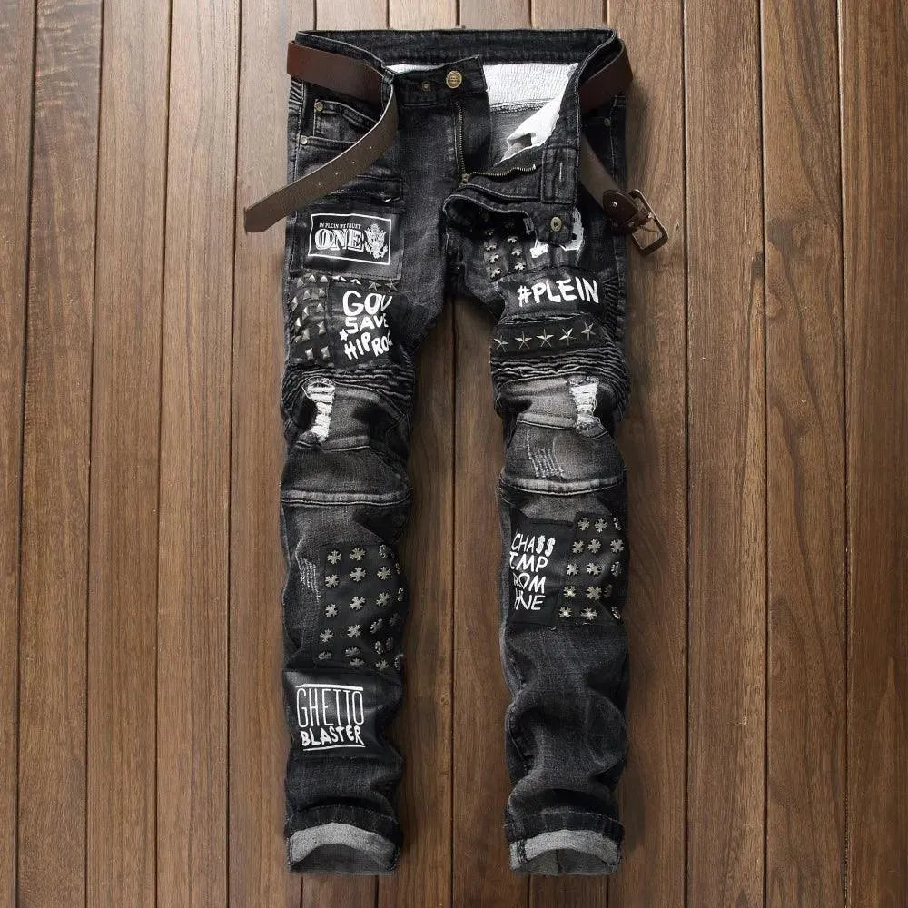 Ripped & Ready Skinny Jeans - Pylnam