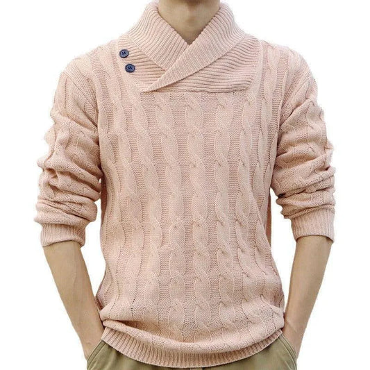 Rope Knit Elegance Sweater - Pylnam