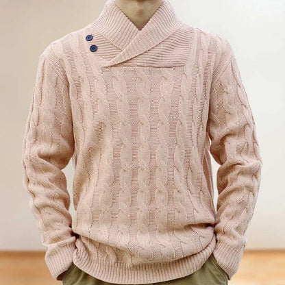 Rope Knit Elegance Sweater - Pylnam