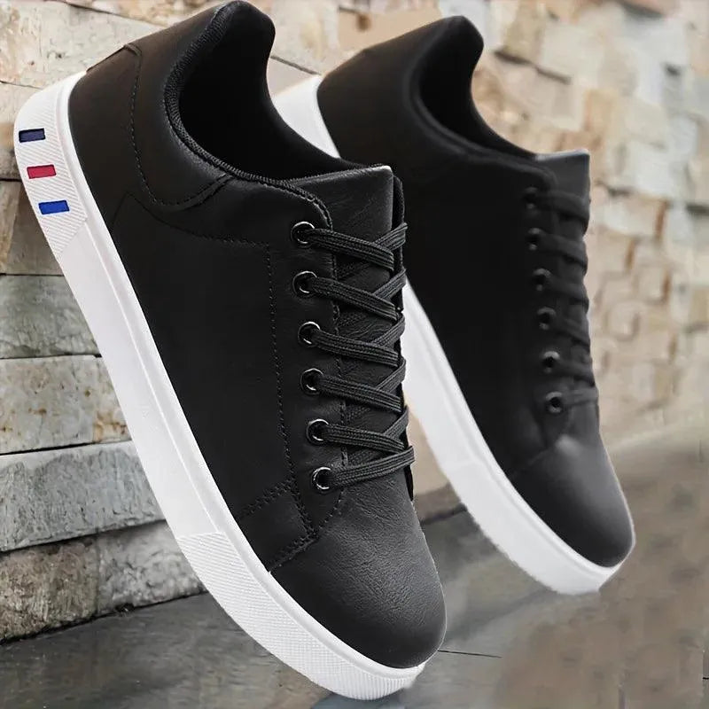 Royal Stride Luxe Leather Sneakers - Pylnam