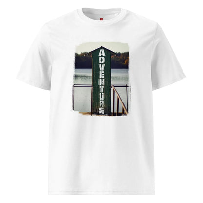 Rustic Adventure Cabin Organic Cotton T-Shirt - Pylnam