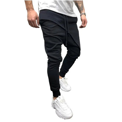 Slim Casual Drawstring Pants - Pylnam