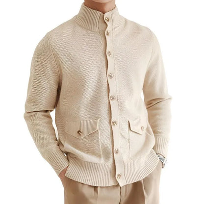 Smart Casual Button-Up Knitwear - Pylnam