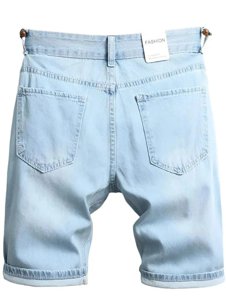 Sophisticated Riviera Denim Shorts - Pylnam