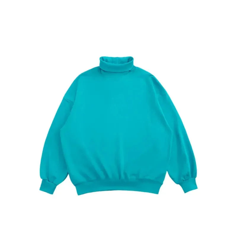 Street Luxe High Collar Sweater - Pylnam