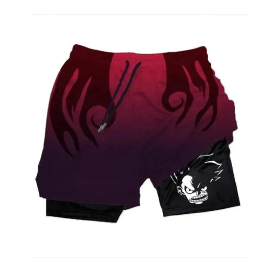 Stressed Out Anime Gym Shorts - Pylnam