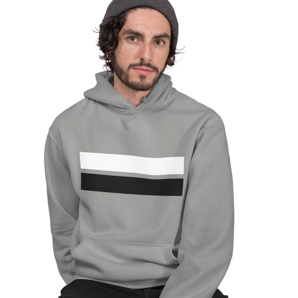 Striking Stripe Casual Hoodie - Pylnam