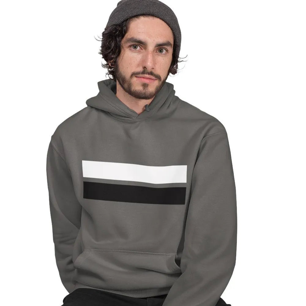 Striking Stripe Casual Hoodie - Pylnam