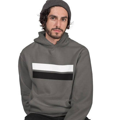 Striking Stripe Casual Hoodie - Pylnam