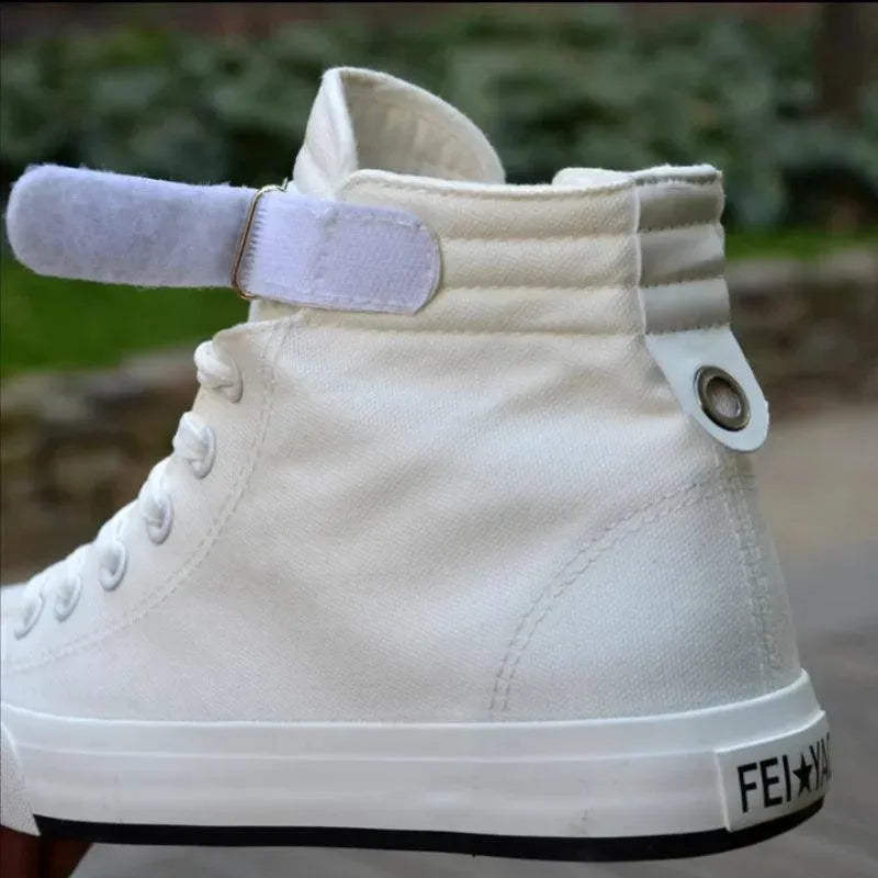 Stylish High-Top Canvas Sneakers - Pylnam