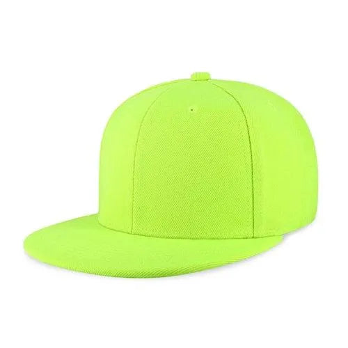 Stylish Structured Flat Bill Snapback - Pylnam