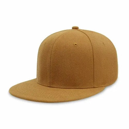 Stylish Structured Flat Bill Snapback - Pylnam