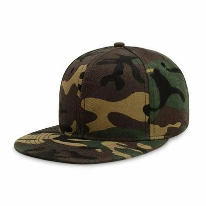 Stylish Structured Flat Bill Snapback - Pylnam