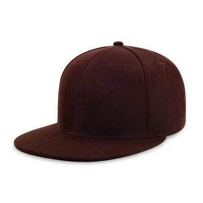 Stylish Structured Flat Bill Snapback - Pylnam