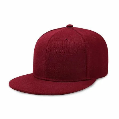 Stylish Structured Flat Bill Snapback - Pylnam