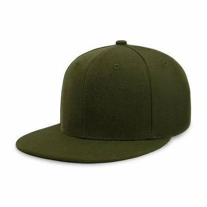 Stylish Structured Flat Bill Snapback - Pylnam