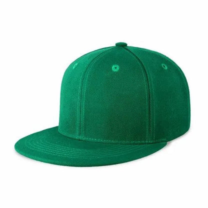 Stylish Structured Flat Bill Snapback - Pylnam