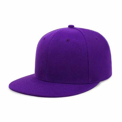 Stylish Structured Flat Bill Snapback - Pylnam