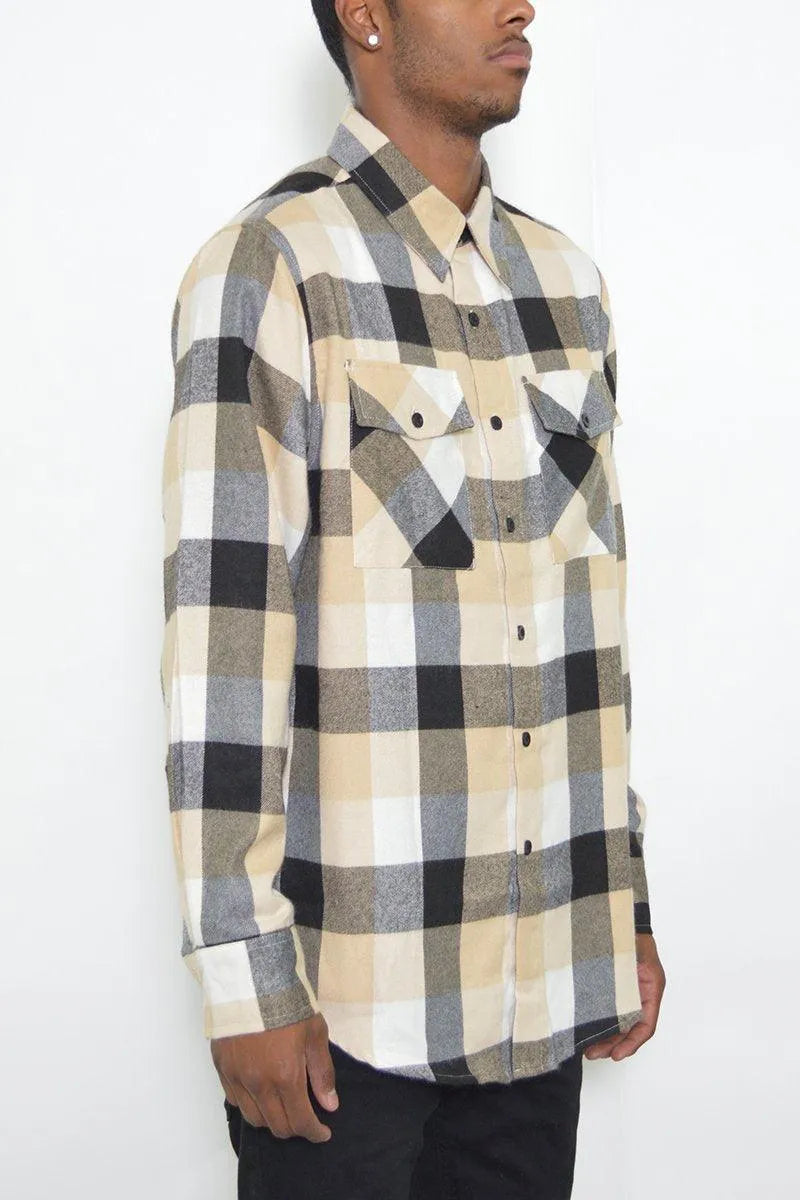 Sunshine Flannel Long Sleeve Shirt - Pylnam