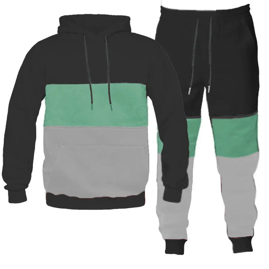 Teal Chill Ensemble Jogger Set - Pylnam