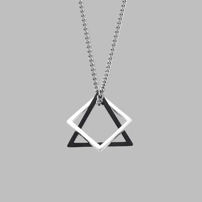 Titanium Prism Pendant Necklace - Pylnam