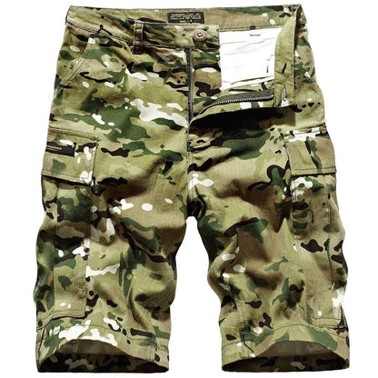 Trendy Camouflage Cargo Shorts - Pylnam