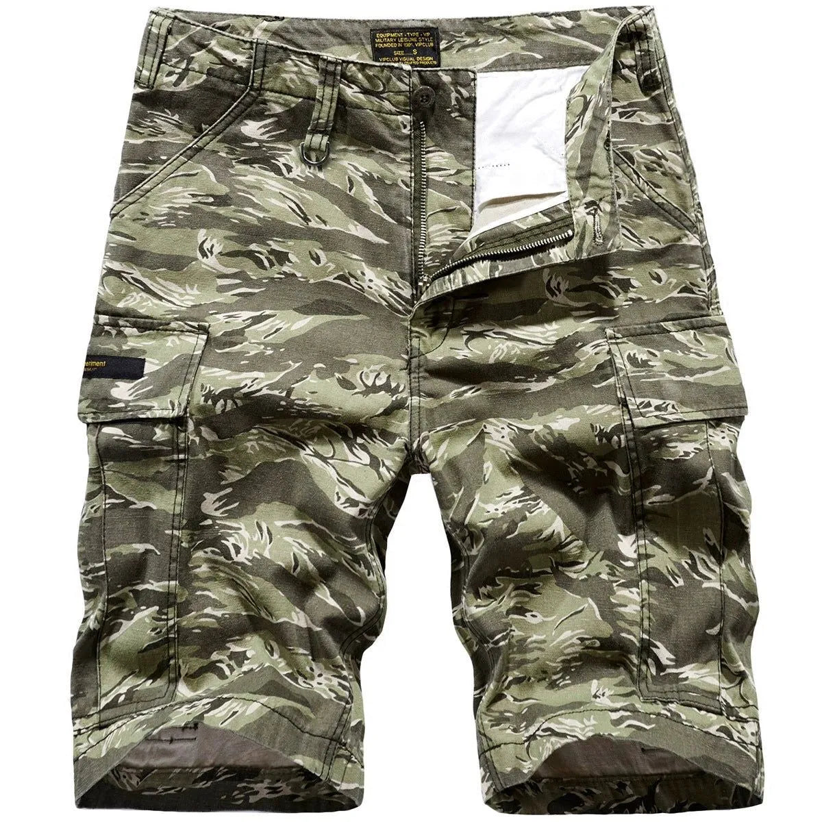 Trendy Camouflage Cargo Shorts - Pylnam