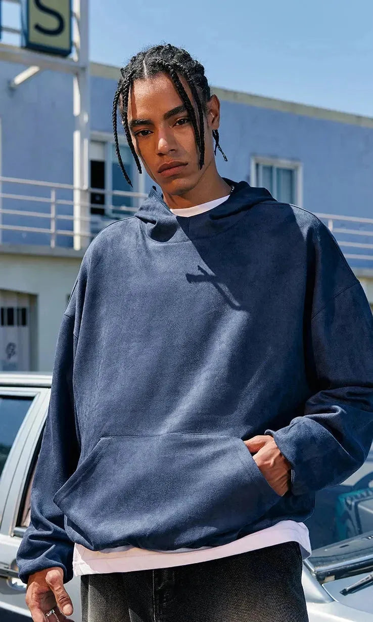 Trendy Oversized Drop Shoulder Hoodie for Urban Style - Pylnam