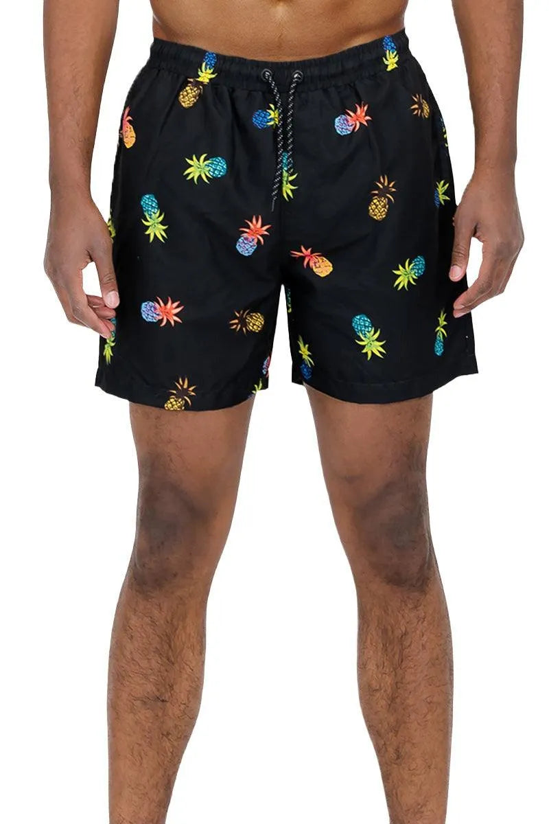 Tropical Pineapple Splash Shorts - Pylnam