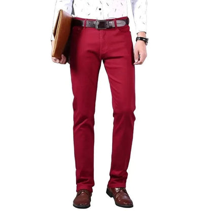 Trousers- Business Casual Solid Color - Pylnam