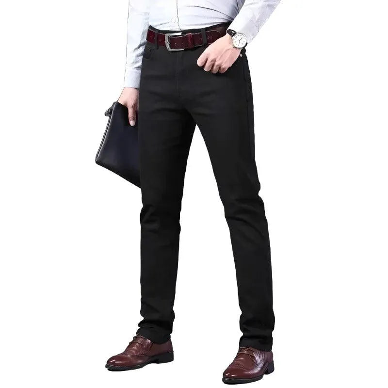 Trousers- Business Casual Solid Color - Pylnam