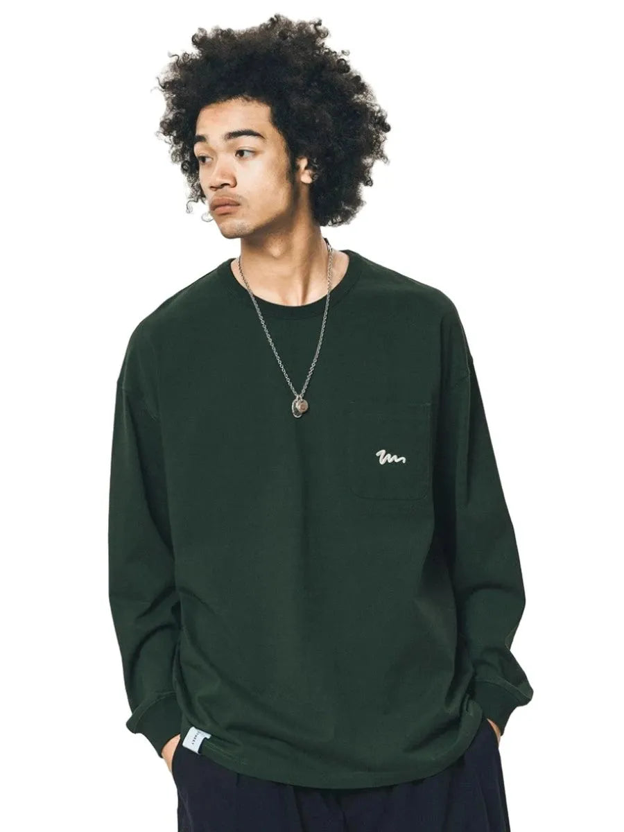 Urban Comfort Pocket Long Sleeve Tee - Pylnam